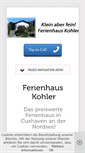 Mobile Screenshot of ferienhaus-cuxhaven.com